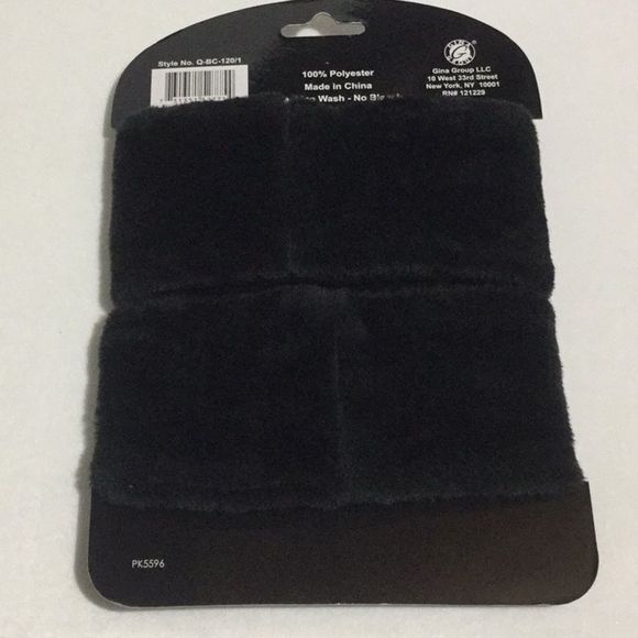 Chatties Boot Cuff Black Faux Fur - Picture 2 of 3